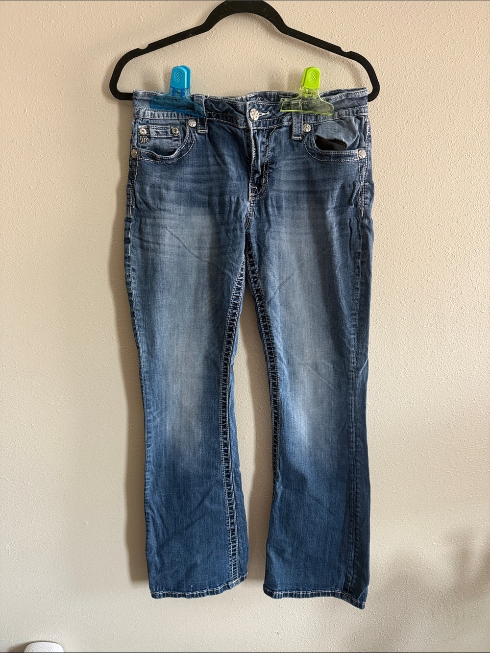 Miss Me Women's Light Blue Bootcut Jeans